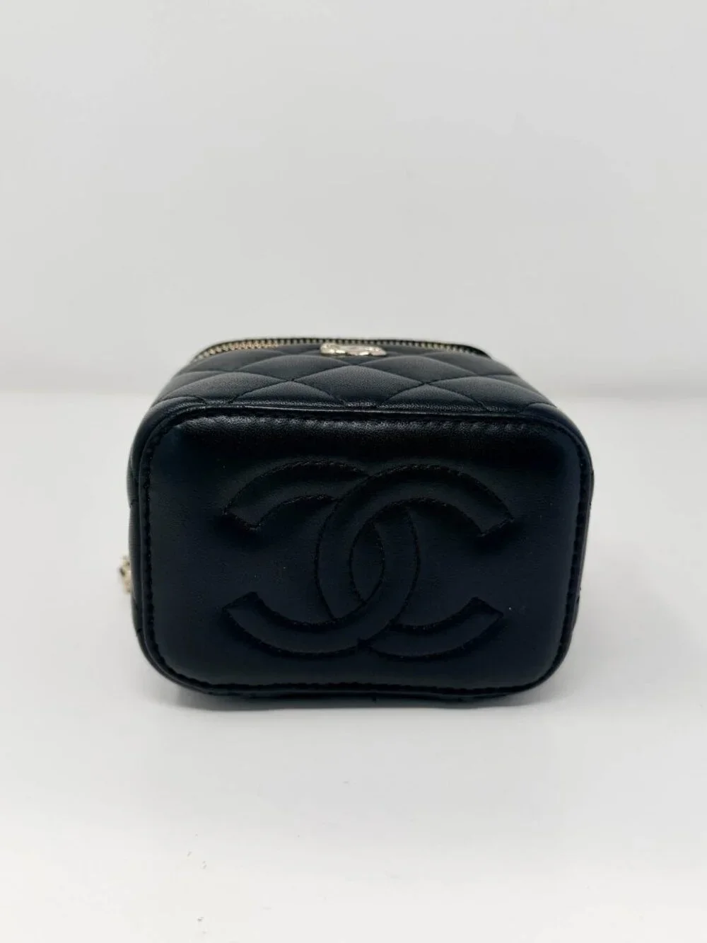 Chanel Mini Pearl Crush Vanity Case With Chain